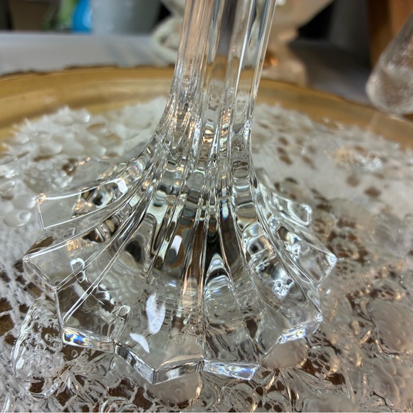 Gorham crystal lotus tulip candle holder - Picture 8 of 11